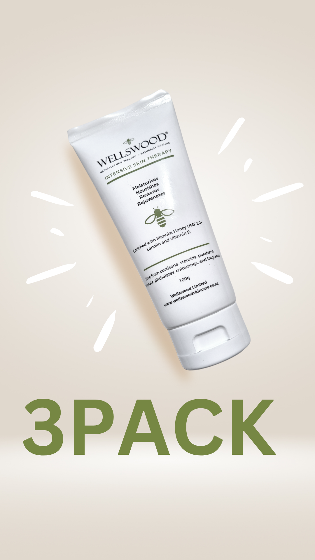 Intensive Skin Therapy Pack of 3 Tubes